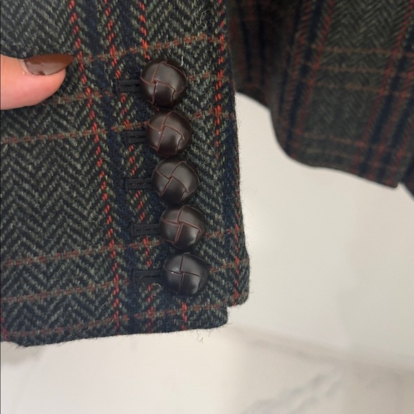 NWT Veronica Beard Miller Dickey jacket in forrest green multi size 2 - Picture 12 of 13